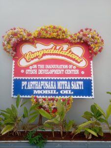 jual karangan bunga ucapan selamat di Raya