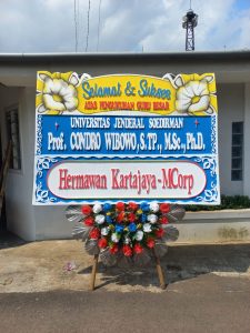 jual karangan bunga ucapan selamat di Pontianak