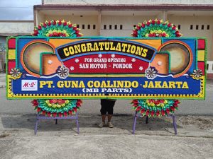 karangan bunga ucapan selamat
