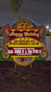 harga karangan bunga ucapan selamat di Temanggung
